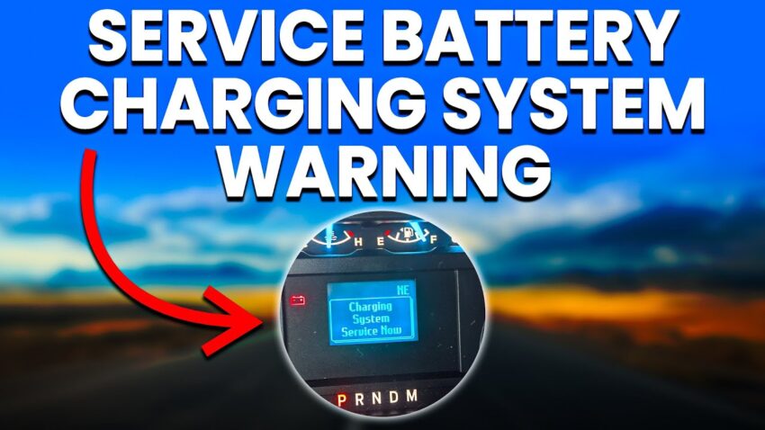 Service Battery Charging System: Understanding Warning Signs and Expert Solutions 1 Service Battery Charging System