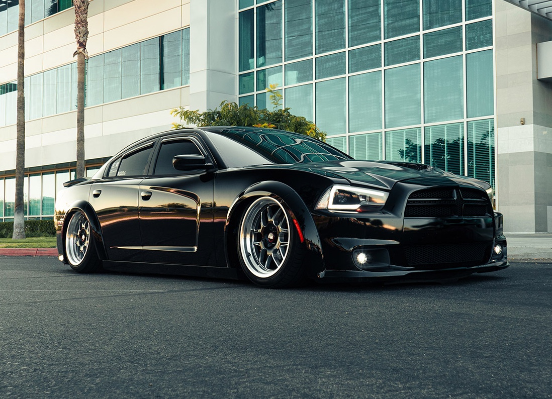 Rims on a Dodge Charger